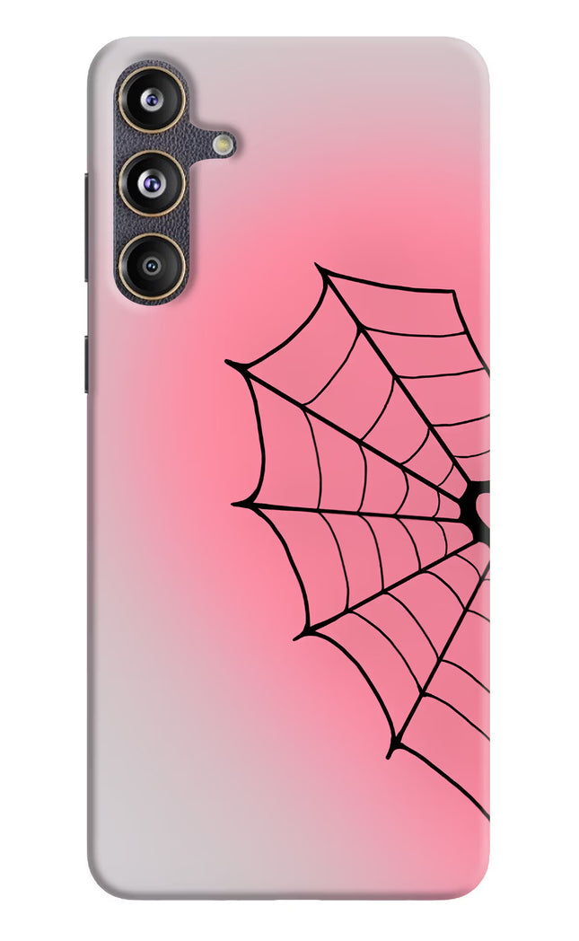 Pink Web Samsung F55 5G Hard Case Back Cover by Casekaro
