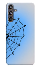 Blue Web Samsung F55 5G Hard Case Back Cover by Casekaro