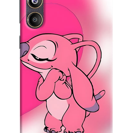 Angel Hug Samsung F55 5G Hard Case Back Cover by Casekaro