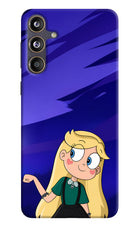 Star Glow Samsung F55 5G Hard Case Back Cover by Casekaro