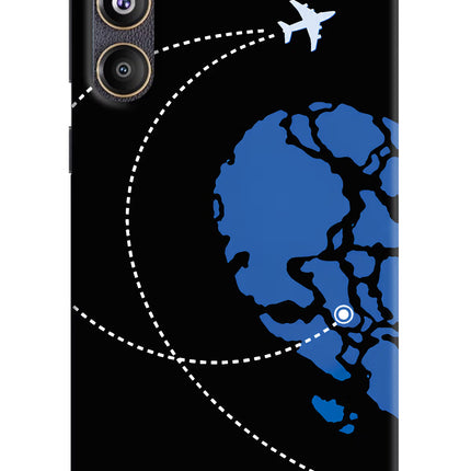 Love Orbit Samsung F55 5G Hard Case Back Cover by Casekaro