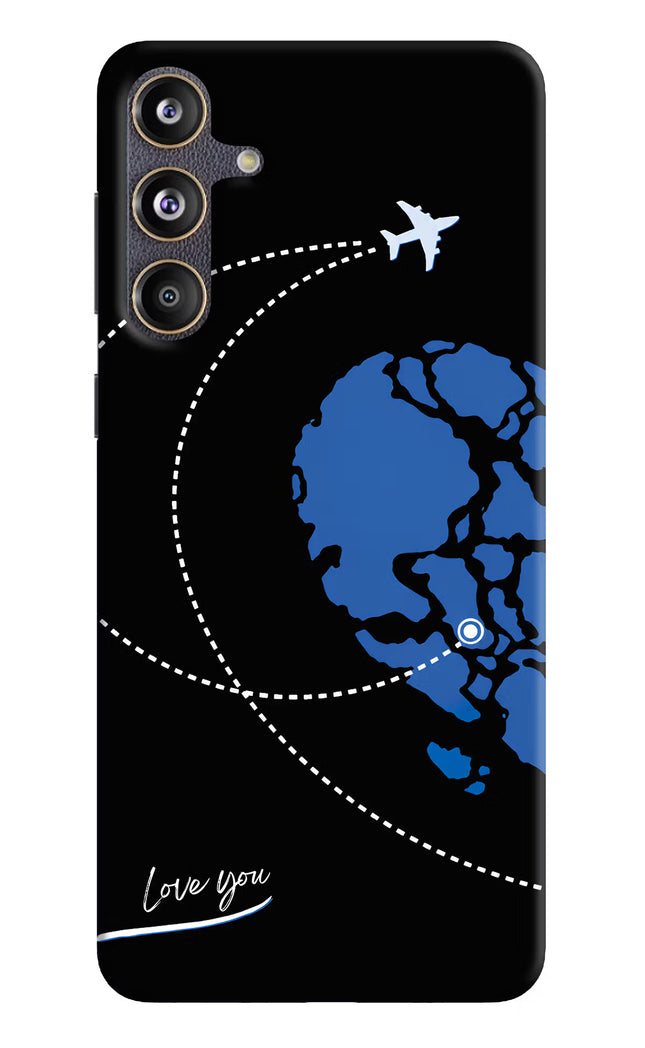 Love Orbit Samsung F55 5G Hard Case Back Cover by Casekaro
