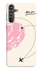 Miss Orbit Samsung F55 5G Hard Case Back Cover by Casekaro
