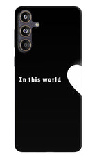 This World Samsung F55 5G Hard Case Back Cover by Casekaro