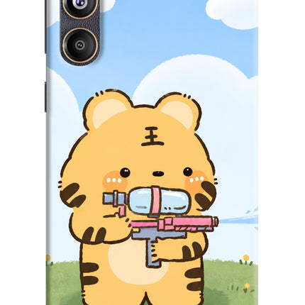 Tiger Treat Samsung F55 5G Hard Case Back Cover by Casekaro
