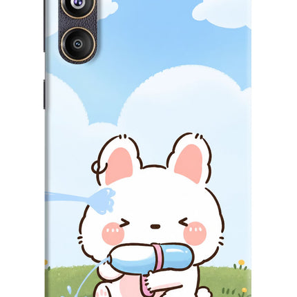 Bunny Treat Samsung F55 5G Hard Case Back Cover by Casekaro