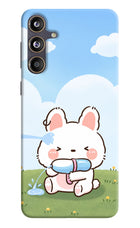 Bunny Treat Samsung F55 5G Hard Case Back Cover by Casekaro