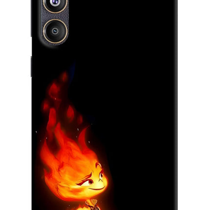 Ember Flame Samsung F55 5G Hard Case Back Cover by Casekaro