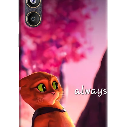 Always Cat Samsung F55 5G Hard Case Back Cover by Casekaro