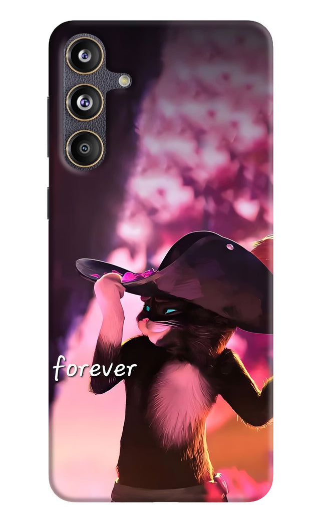 Forever Cat Samsung F55 5G Hard Case Back Cover by Casekaro
