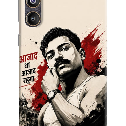 Chandrashekhar Azad Fearless Samsung F55 5G Hard Case Back Cover by Casekaro