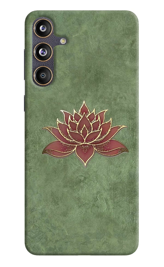 Lotus Grace Samsung F55 5G Hard Case Back Cover by Casekaro