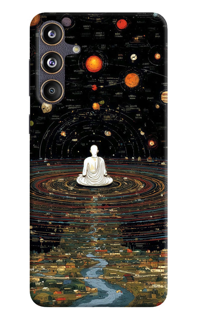 Space Monk Samsung F55 5G Hard Case Back Cover by Casekaro