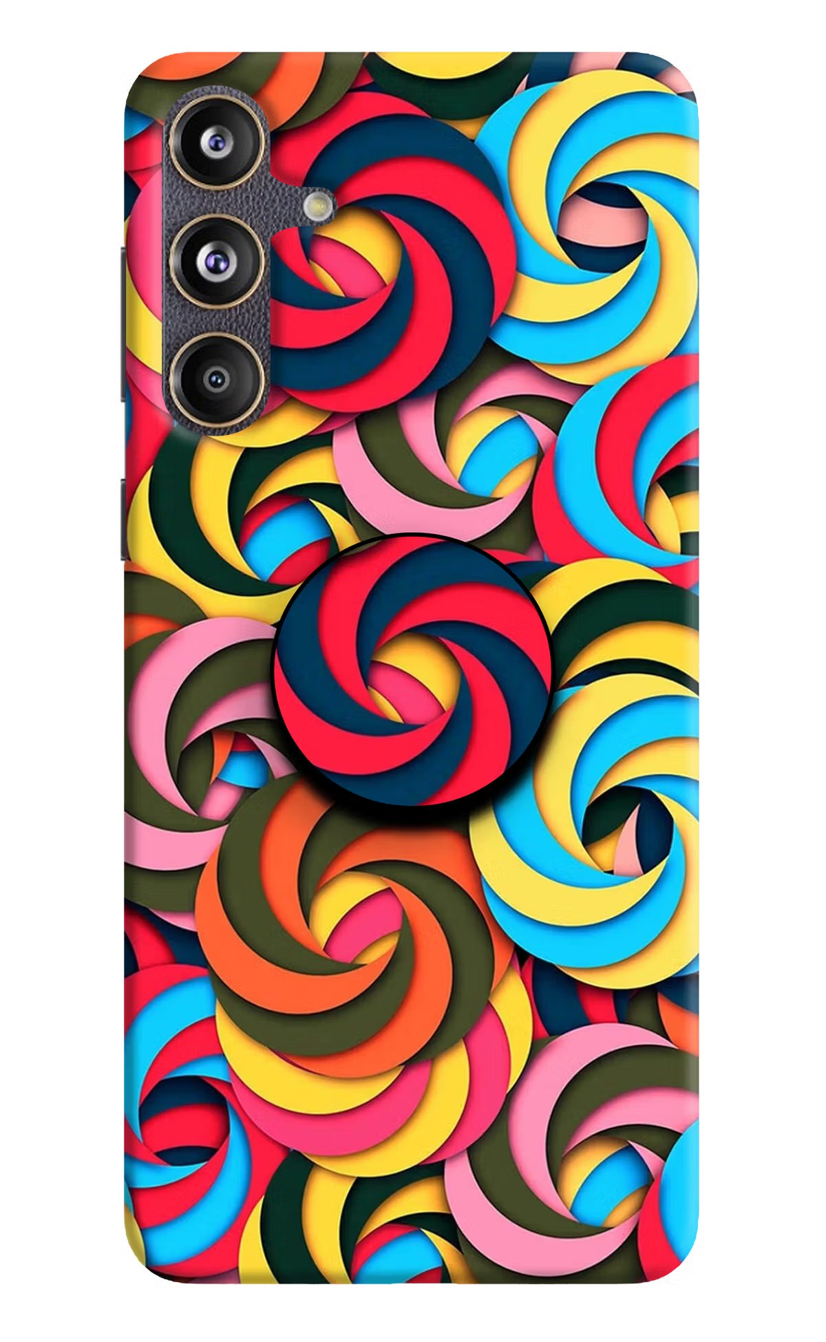Spiral Pattern Samsung F55 5G Pop Case by Casekaro