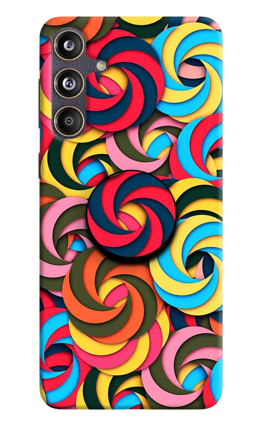 Spiral Pattern Samsung F55 5G Pop Case by Casekaro