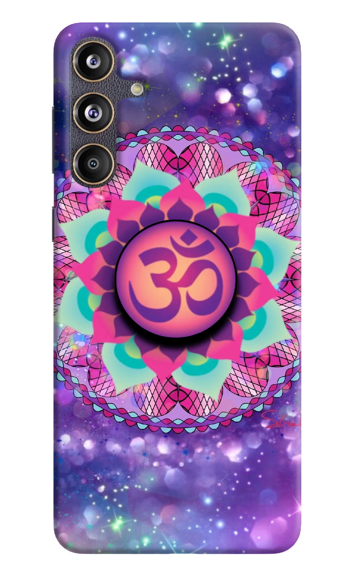 Om Purple Samsung F55 5G Pop Case by Casekaro