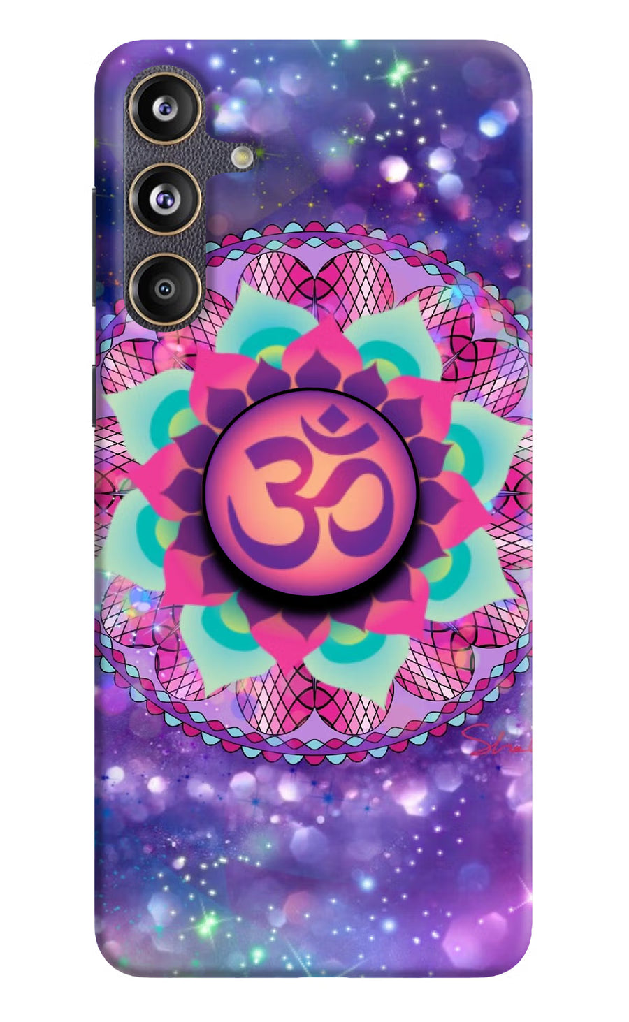 Om Purple Samsung F55 5G Pop Case, Hard case