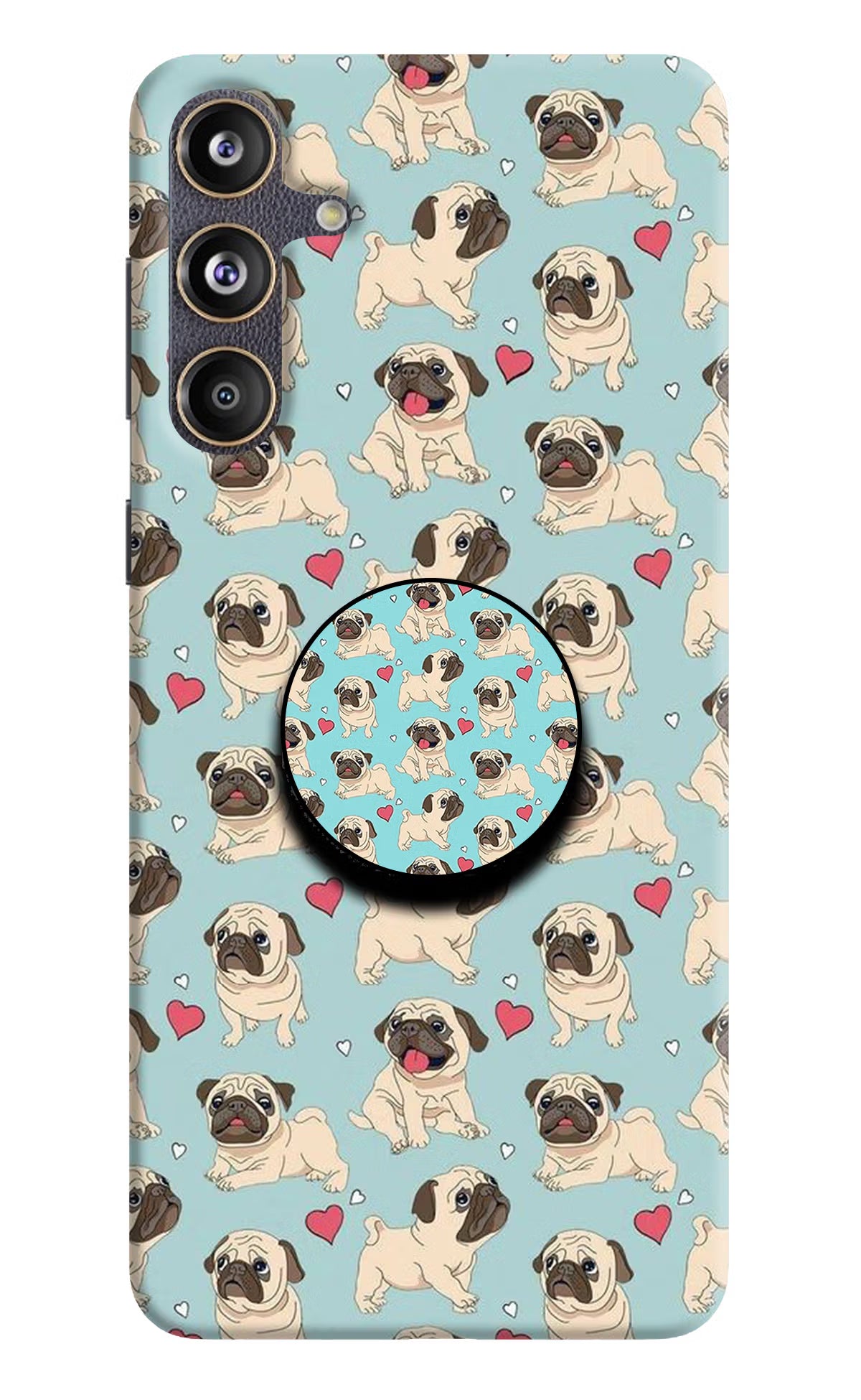 Pug Dog Samsung F55 5G Pop Case by Casekaro