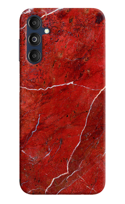 Red Marble Design Samsung M14 5G Hard Case Back Cover by Casekaro