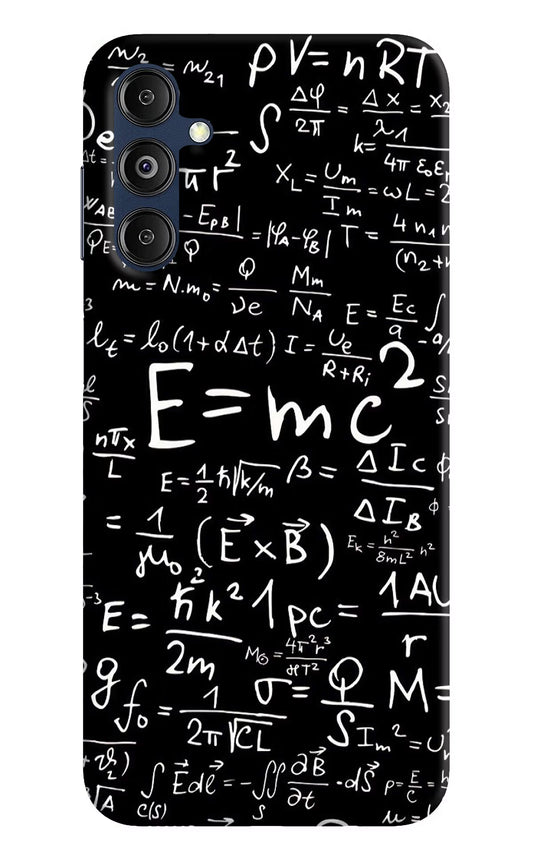 Physics Formula Samsung M14 5G Hard Case Back Cover by Casekaro