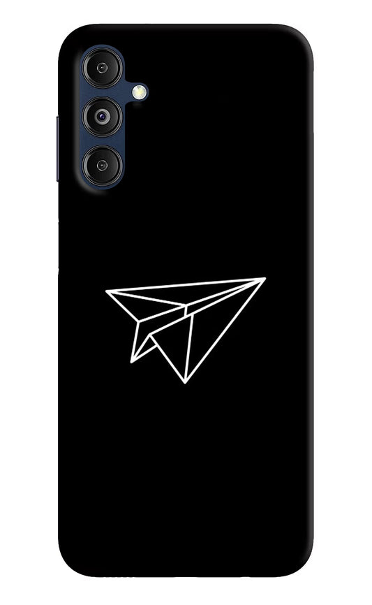Paper Plane White Samsung M14 5G Hard Case Back Cover by Casekaro
