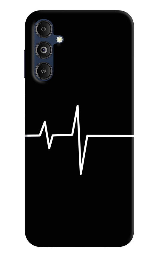 Heart Beats Samsung M14 5G Hard Case Back Cover by Casekaro