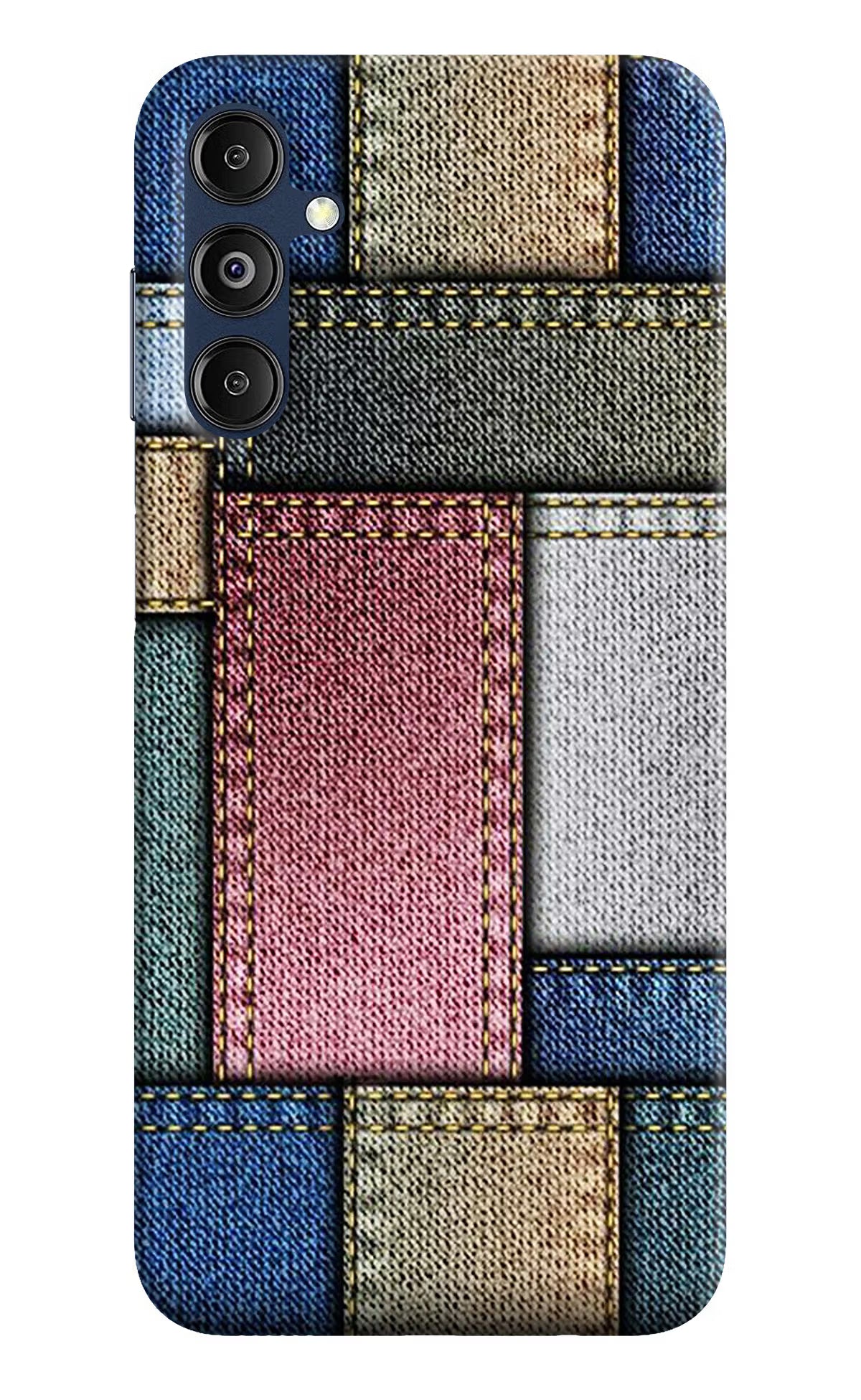 Multicolor Jeans Samsung M14 5G Hard Case Back Cover by Casekaro