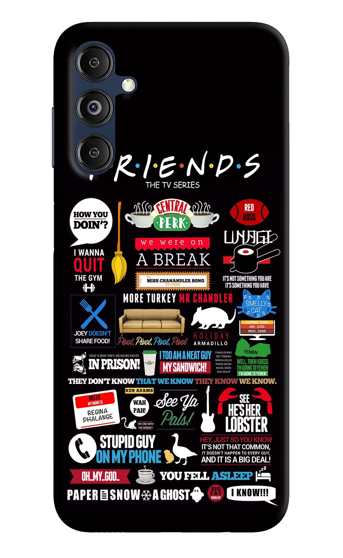 FRIENDS Samsung M14 5G Hard Case Back Cover by Casekaro