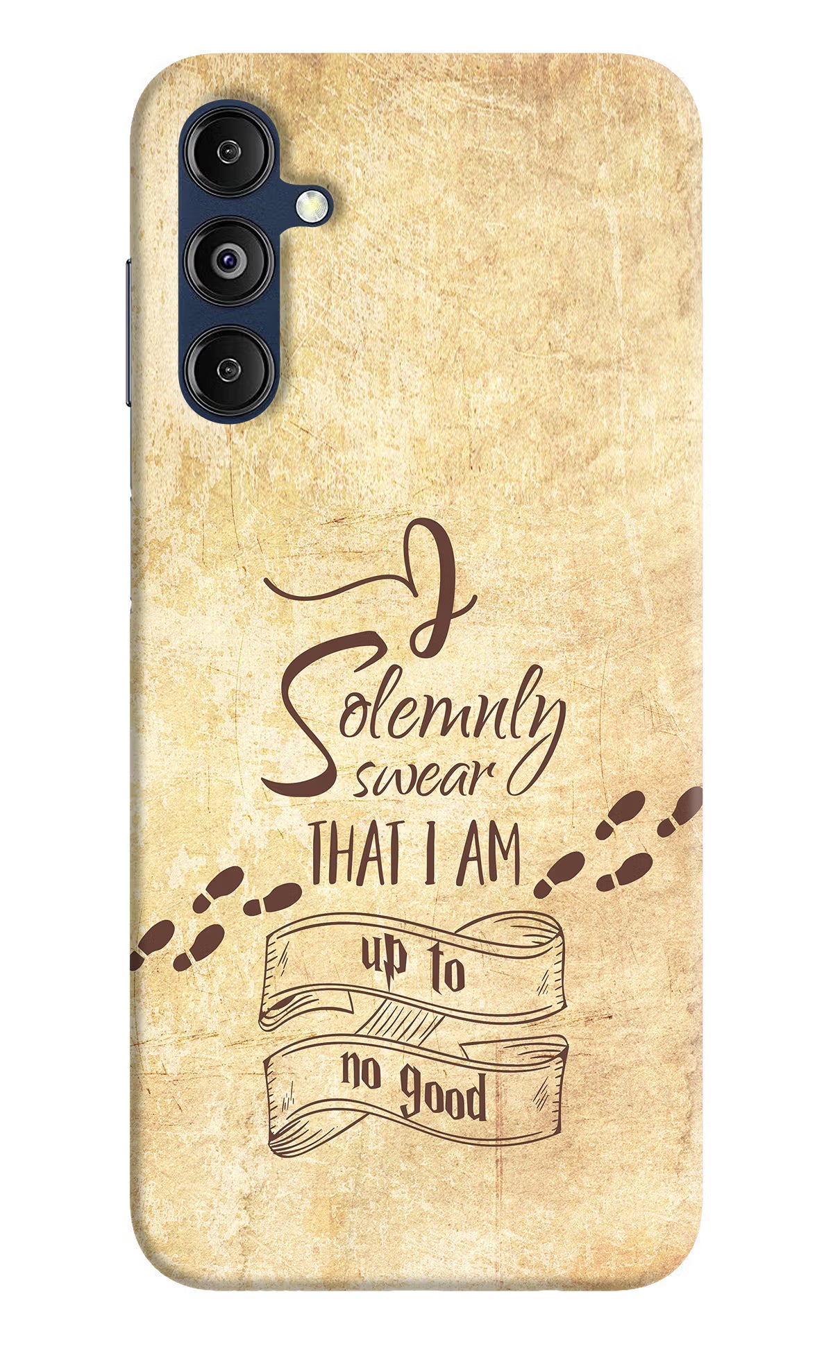 I Solemnly swear that i up to no good Samsung M14 5G Hard Case Back Cover by Casekaro