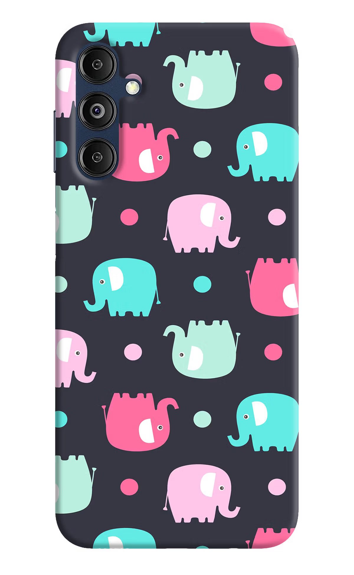 Elephants Samsung M14 5G Hard Case Back Cover by Casekaro