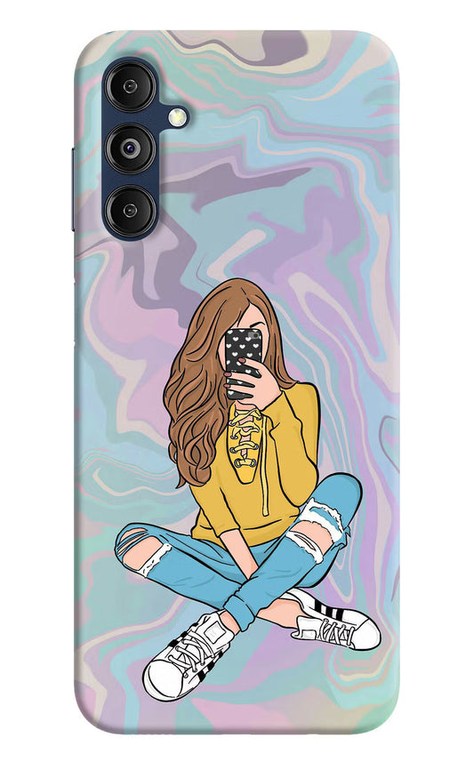 Selfie Girl Samsung M14 5G Hard Case Back Cover by Casekaro