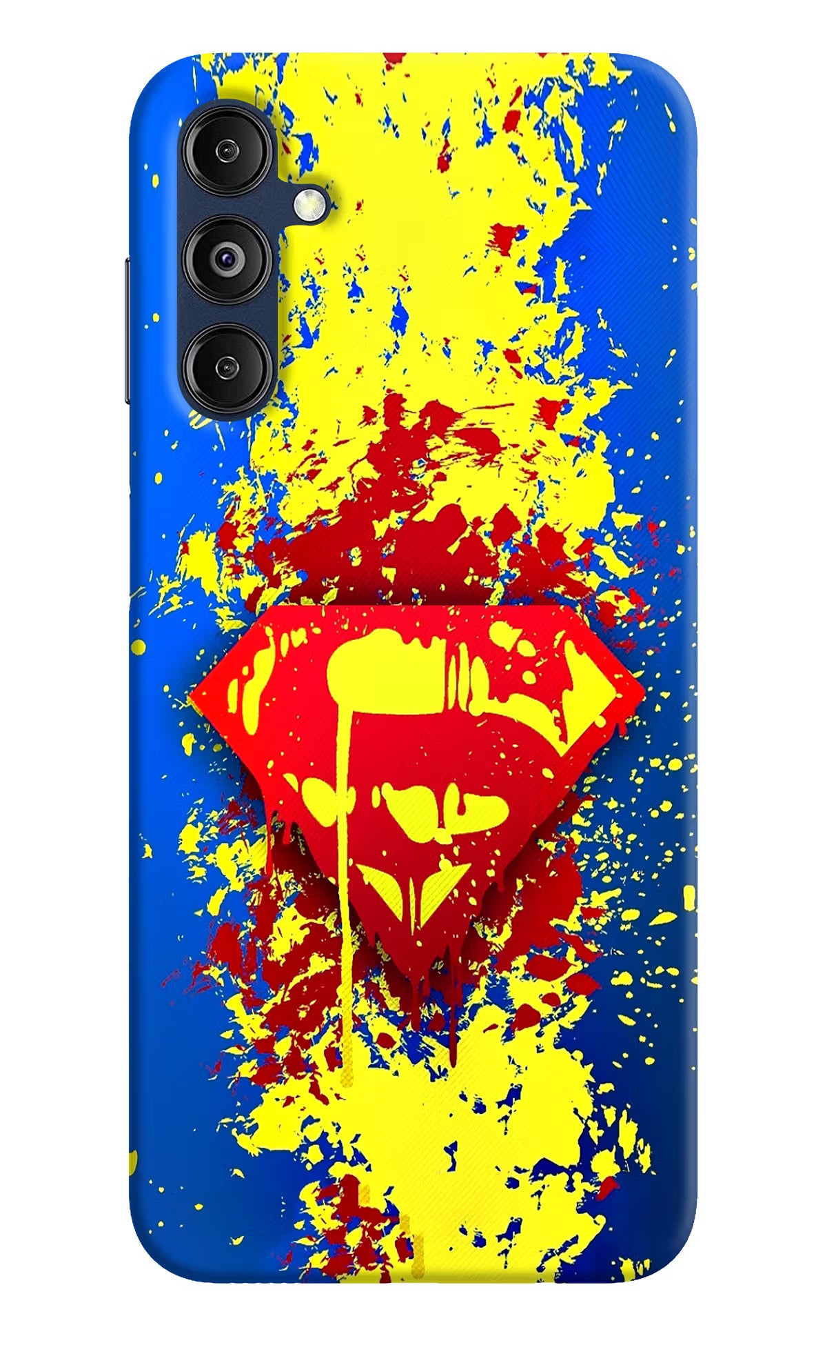 Superman logo Samsung M14 5G Hard Case Back Cover by Casekaro