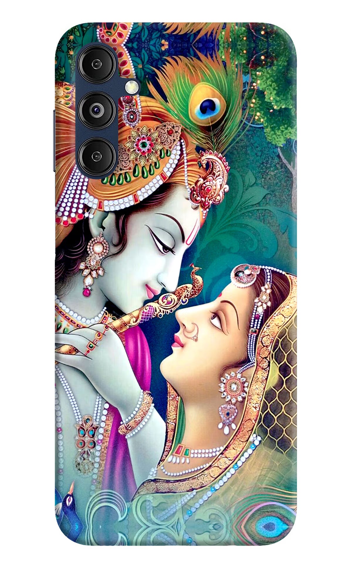 Lord Radha Krishna Samsung M14 5G Hard Case Back Cover by Casekaro