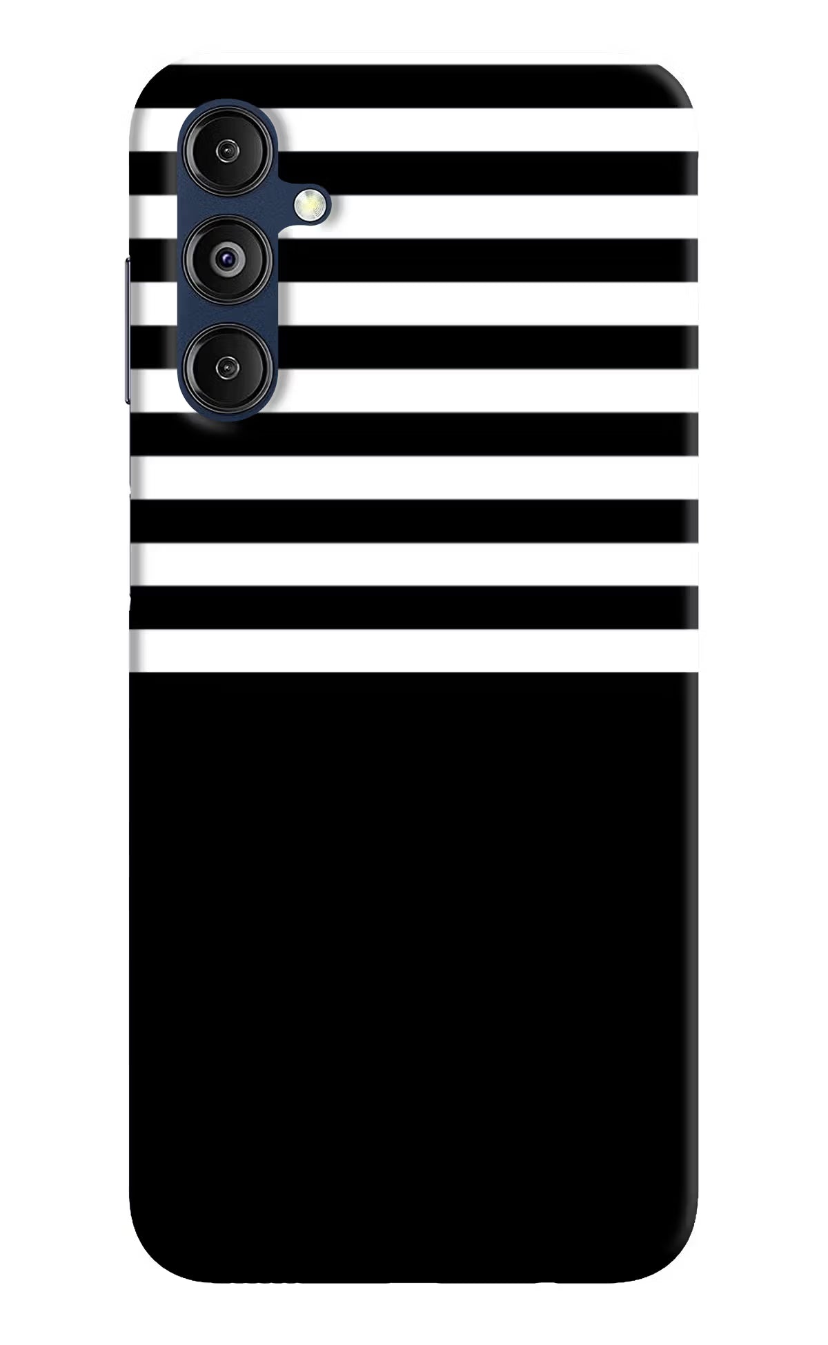 Black and White Print Samsung M14 5G Hard Case Back Cover by Casekaro