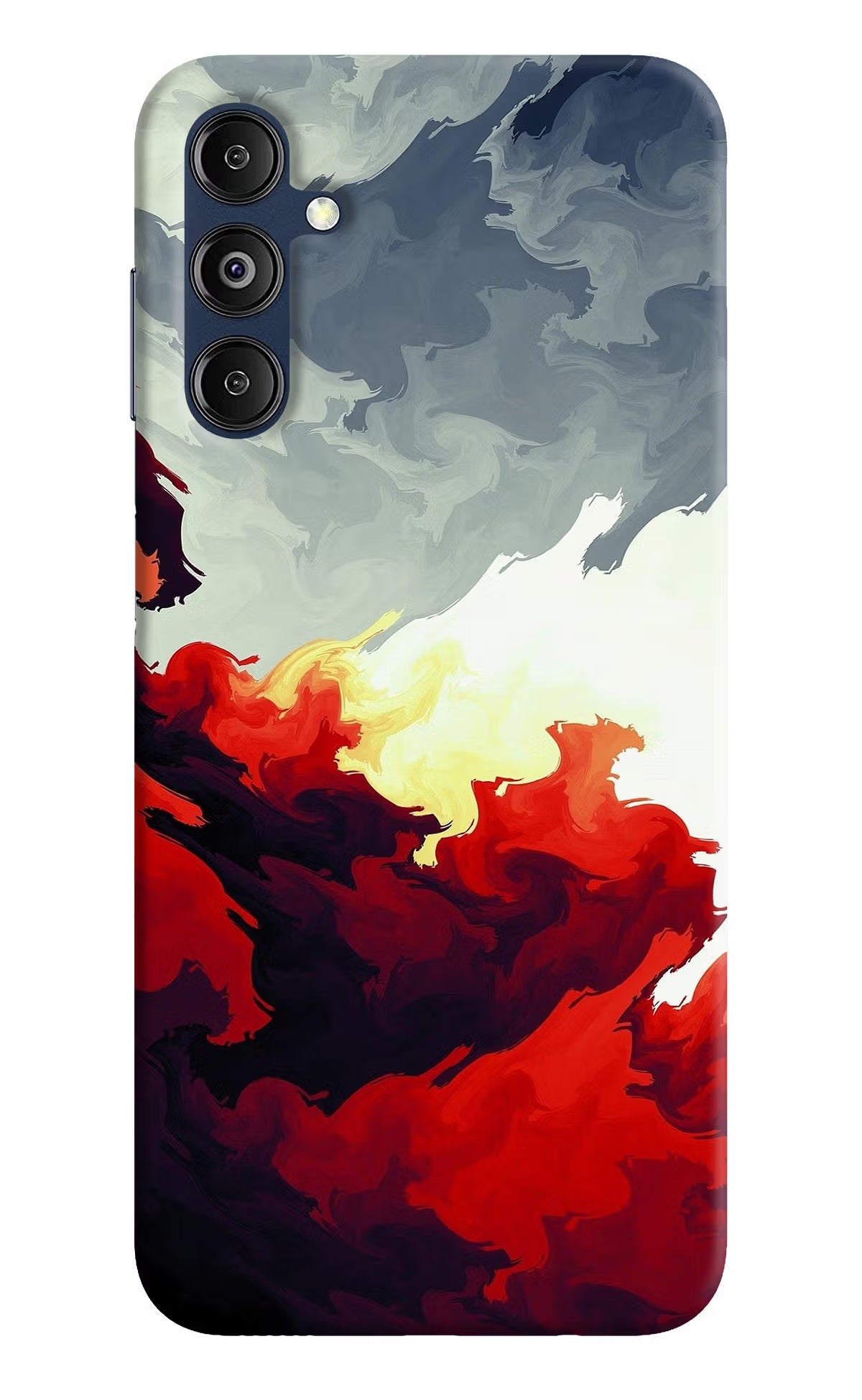 Fire Cloud Samsung M14 5G Hard Case Back Cover by Casekaro