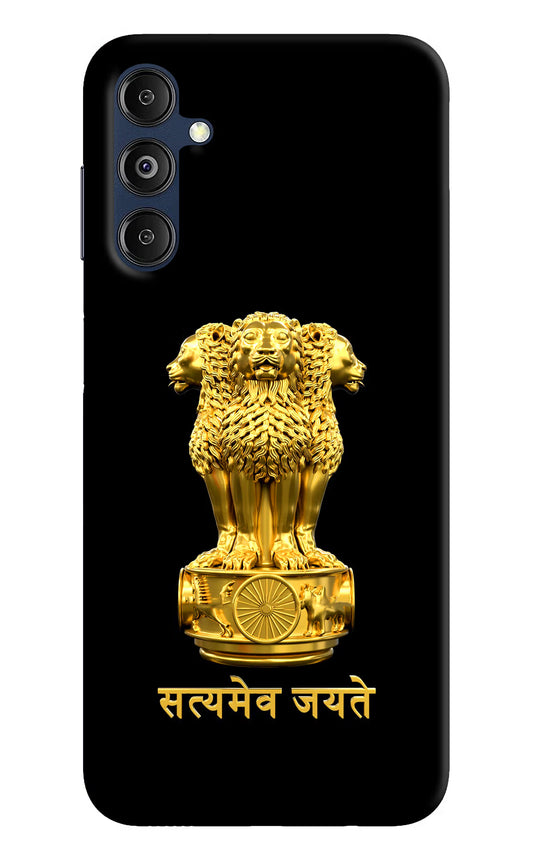 Satyamev Jayate Golden Samsung M14 5G Hard Case Back Cover by Casekaro