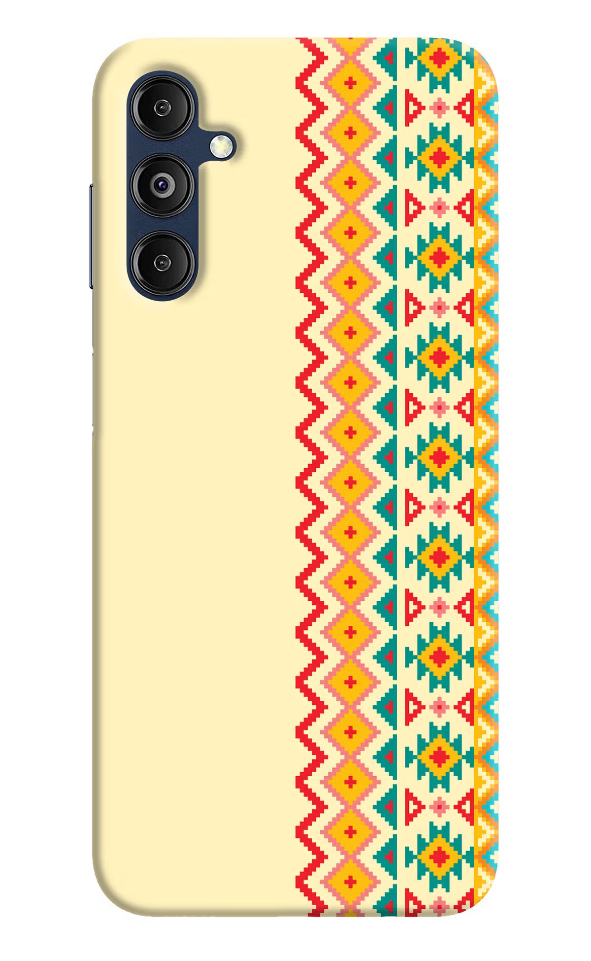 Ethnic Seamless Samsung M14 5G Hard Case Back Cover by Casekaro