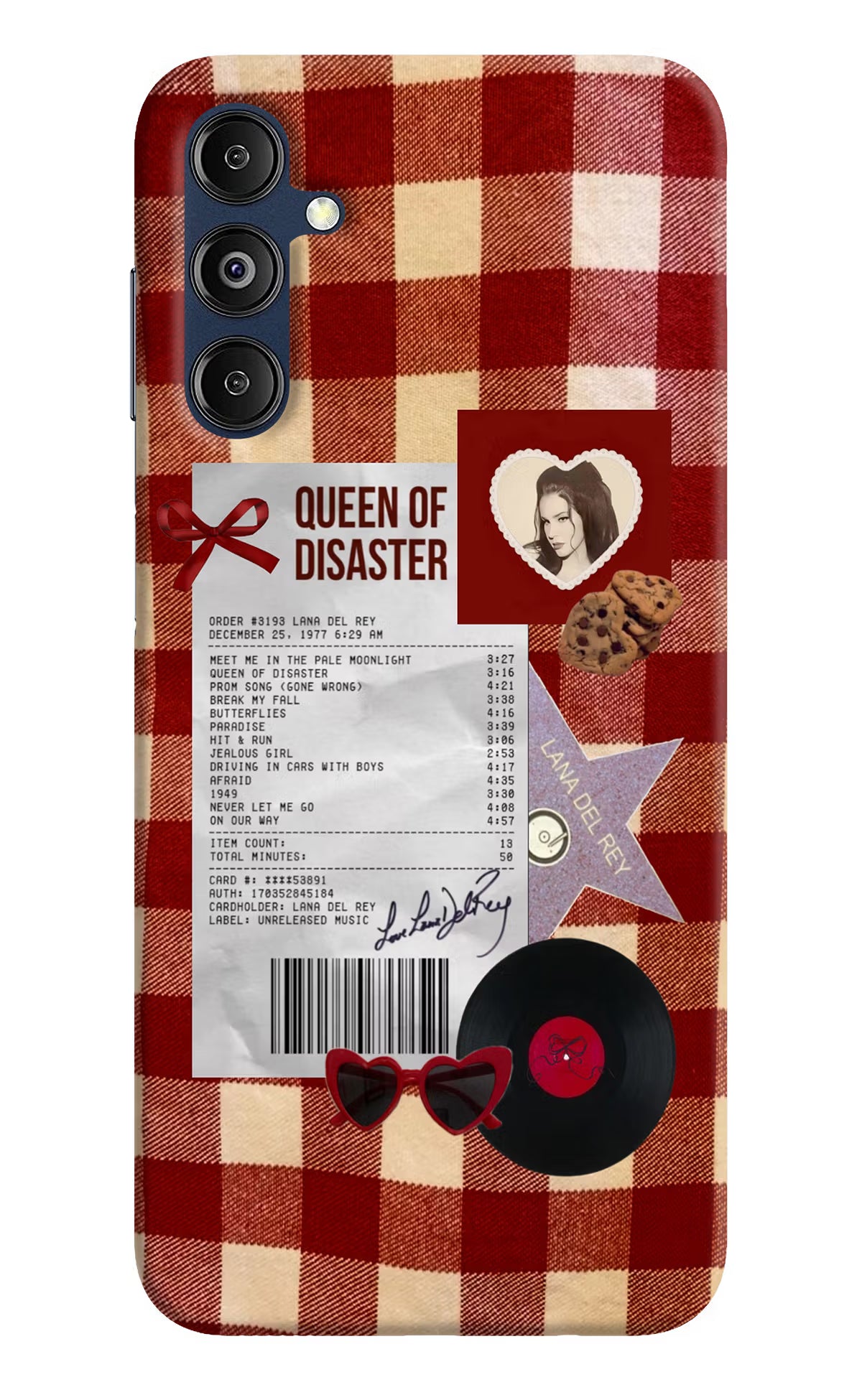 Queen of Disaster Samsung M14 5G Hard Case Back Cover by Casekaro