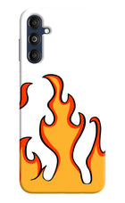 Fired Up – White Samsung M14 5G Hard Case Back Cover by Casekaro