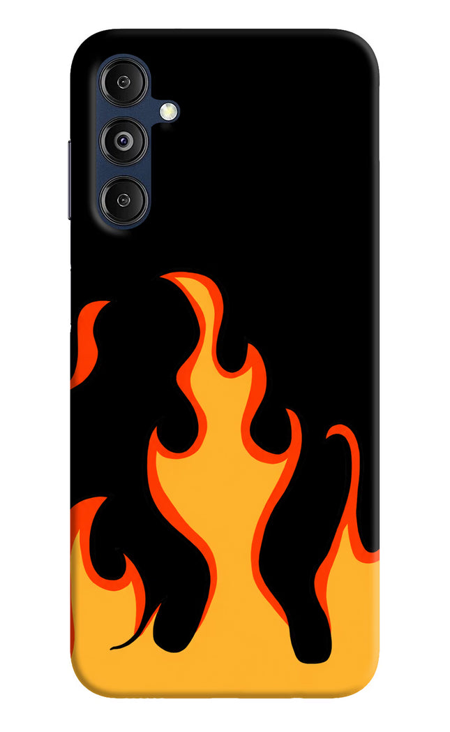 Fired Up – Black Samsung M14 5G Hard Case Back Cover by Casekaro