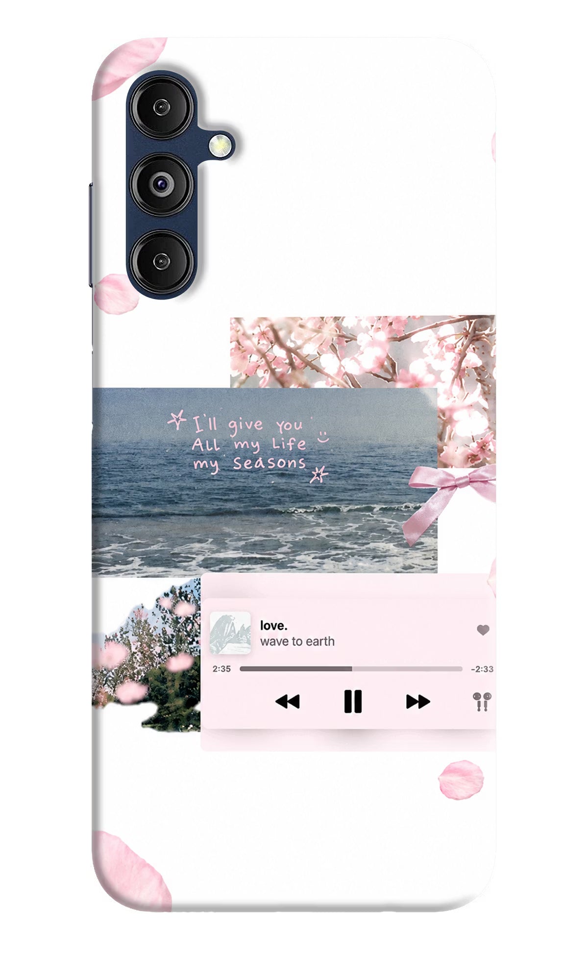 Wave to earth Samsung M14 5G Back Cover