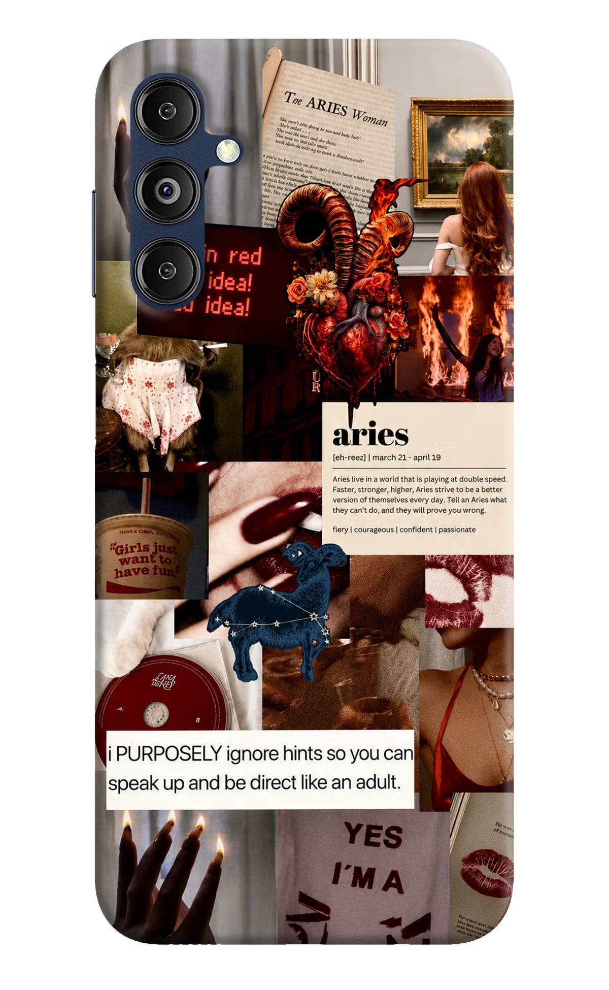 Zodiac Aries Samsung M14 5G Back Cover