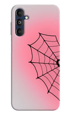 Pink Web Samsung M14 5G Hard Case Back Cover by Casekaro