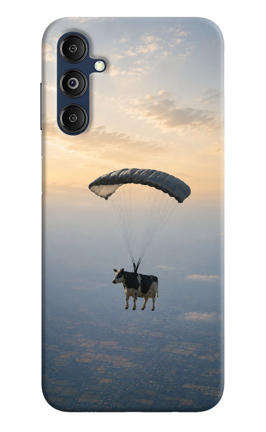 Skydiving Cow Samsung M14 5G Hard Case Back Cover by Casekaro