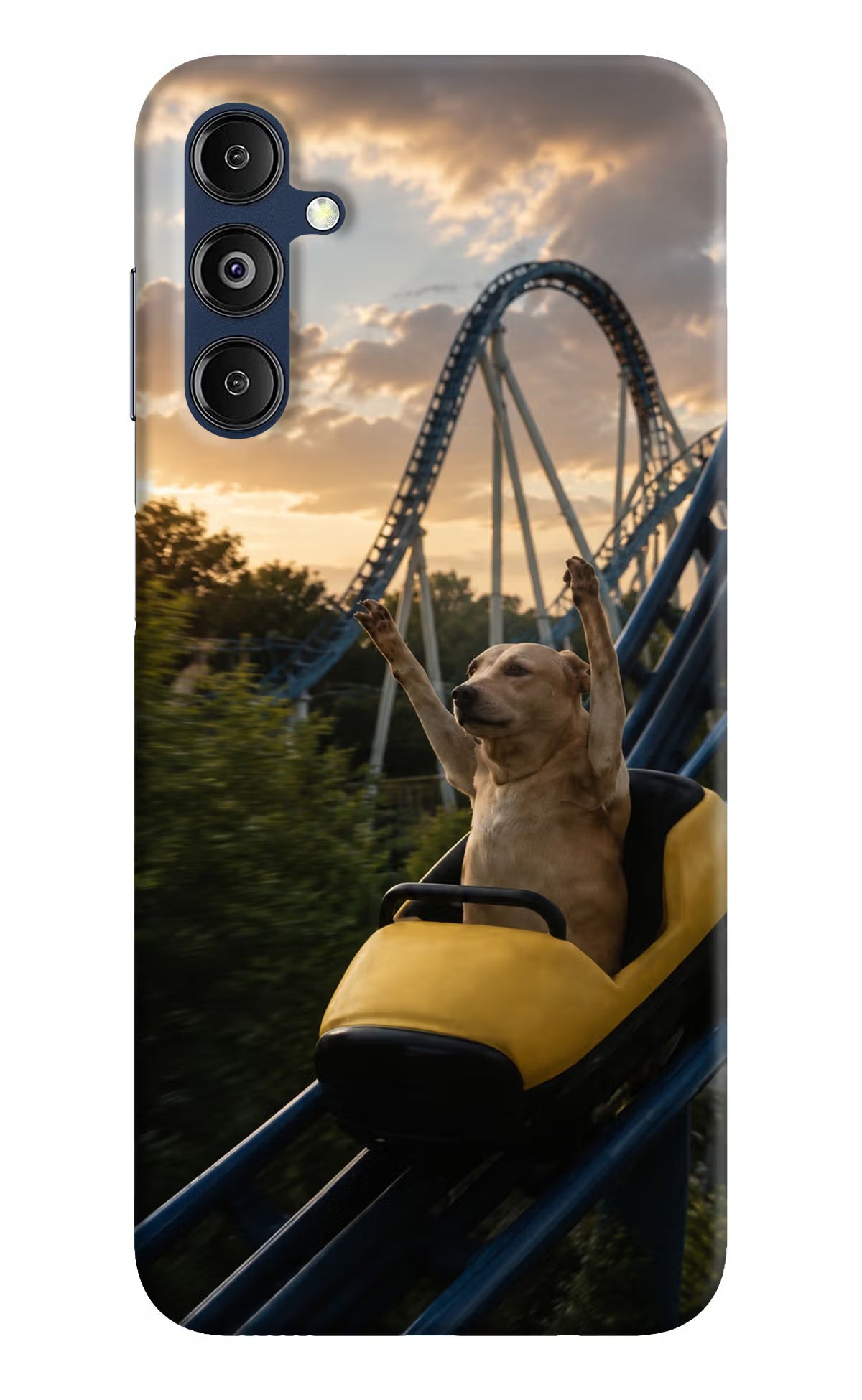 Rollercoaster Dog Samsung M14 5G Back Cover