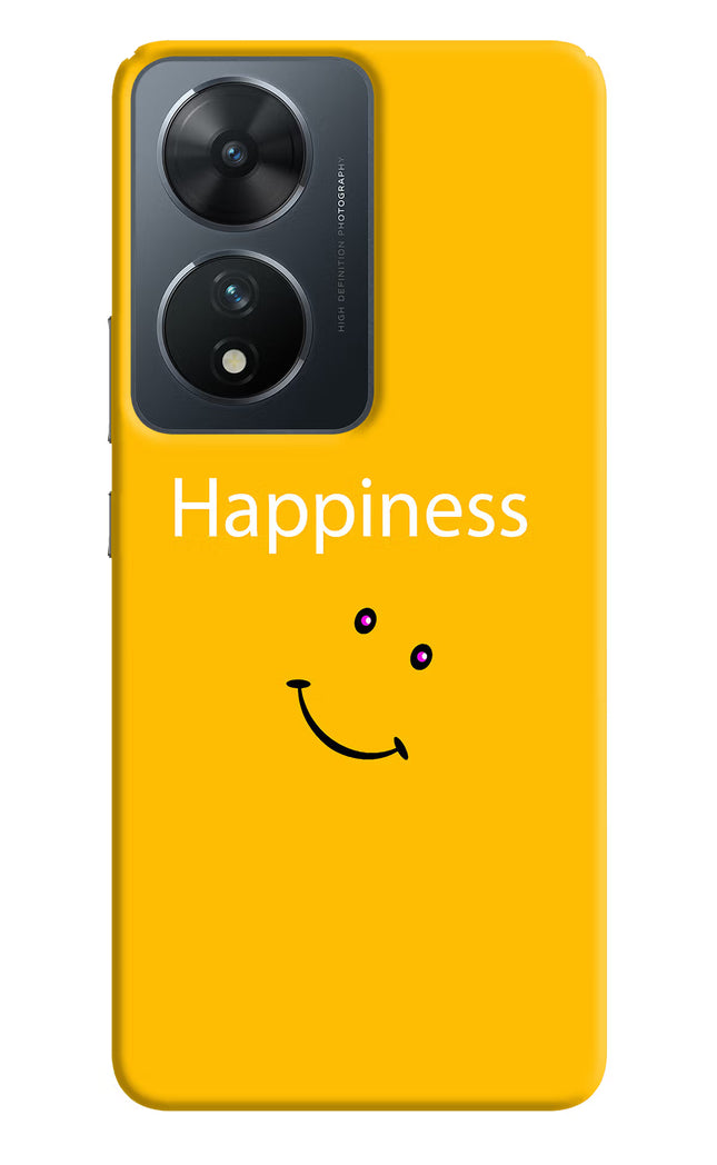 Happiness With Smiley Vivo T2 5G Hard Case Back Cover by Casekaro