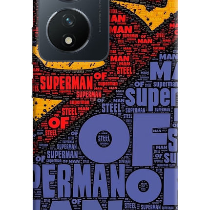 Superman Vivo T2 5G Hard Case Back Cover by Casekaro