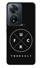 Go Fuck Yourself Vivo T2 5G Hard Case Back Cover by Casekaro