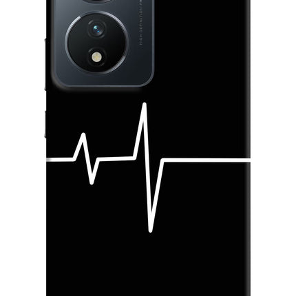 Heart Beats Vivo T2 5G Hard Case Back Cover by Casekaro