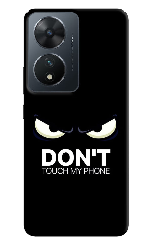Don'T Touch My Phone Vivo T2 5G Hard Case Back Cover by Casekaro